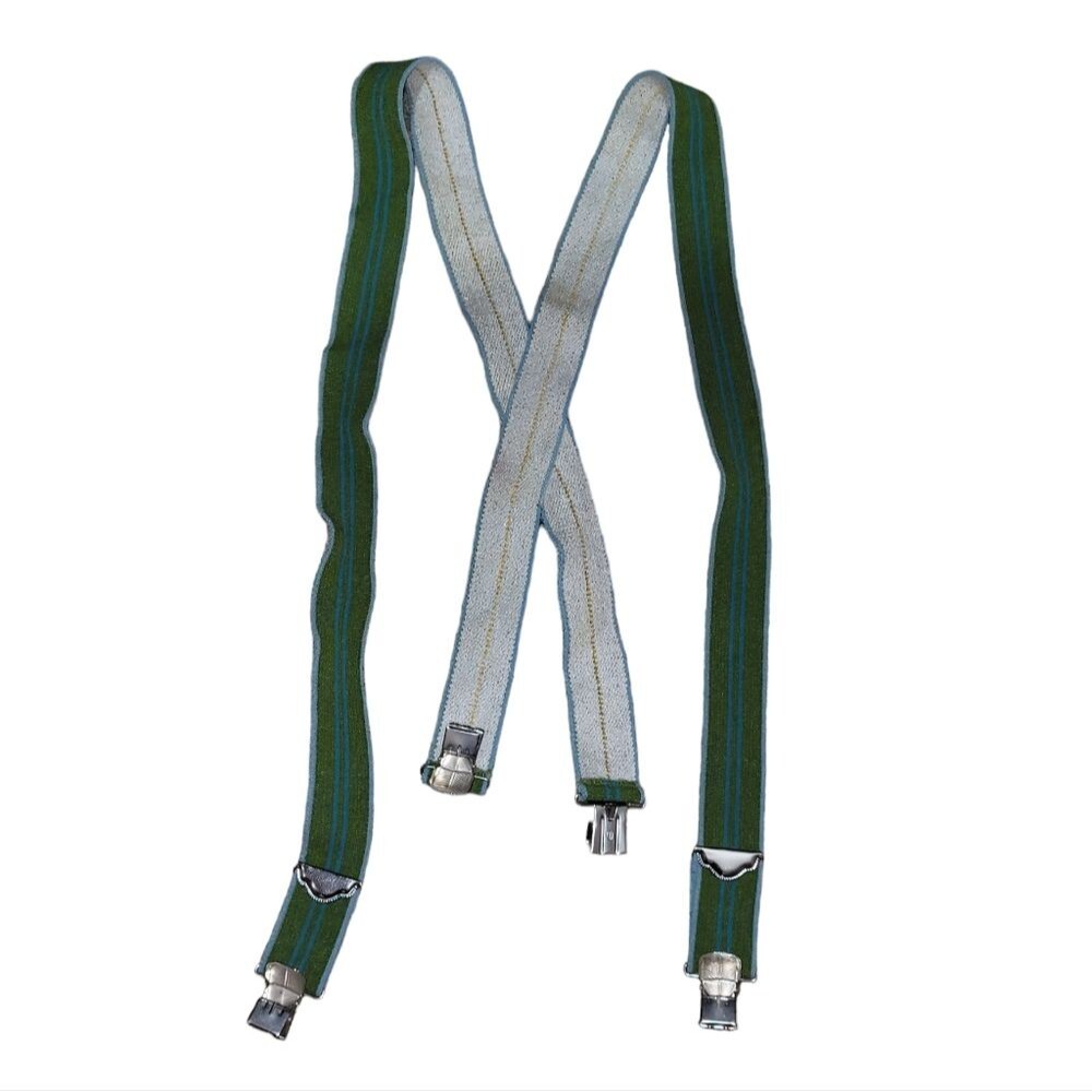 Vintage Green Suspenders